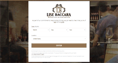 Desktop Screenshot of lisebaccara.com